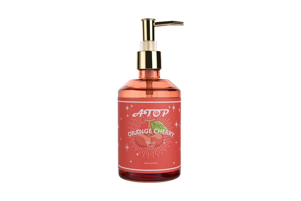 orange cherry hand soap
