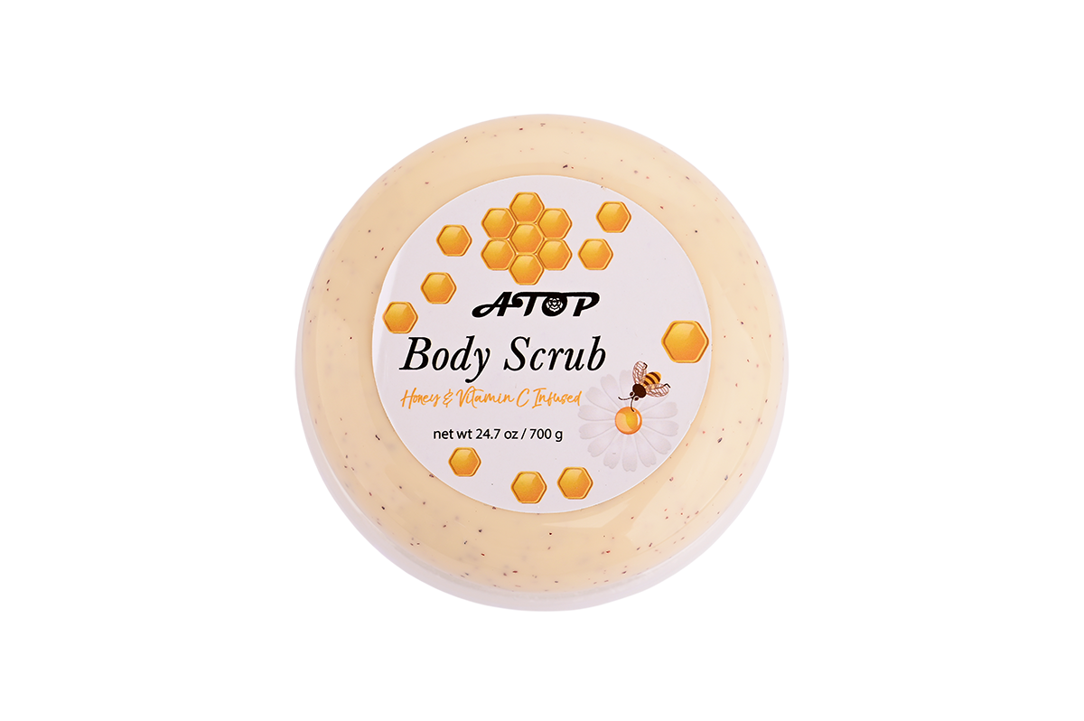 Honey & Vitamin C Body Scrub 700g - Exfoliating & Brightening Treatment for Silky Smooth Skin 3