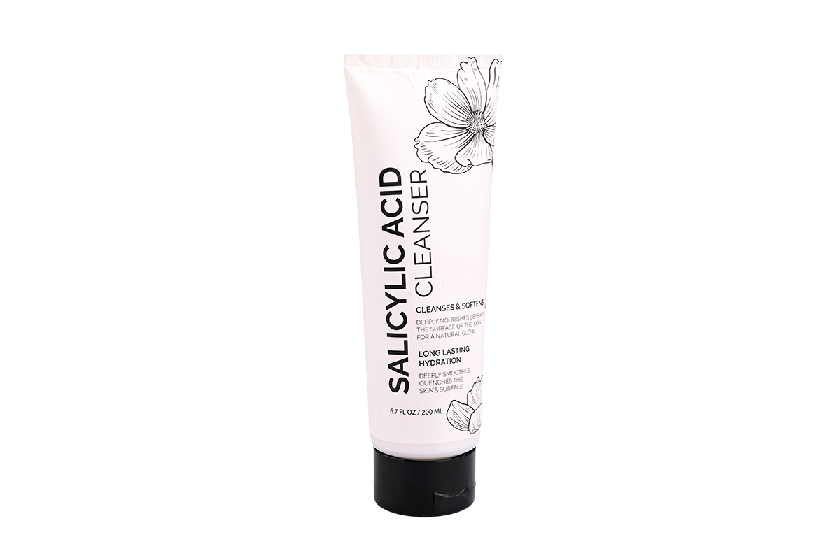 2-Piece Facial Skincare Set - Salicylic Acid Facial Cleanser & Collagen Facial Scrub for Deep Cleansing, Exfoliation & Hydration 2
