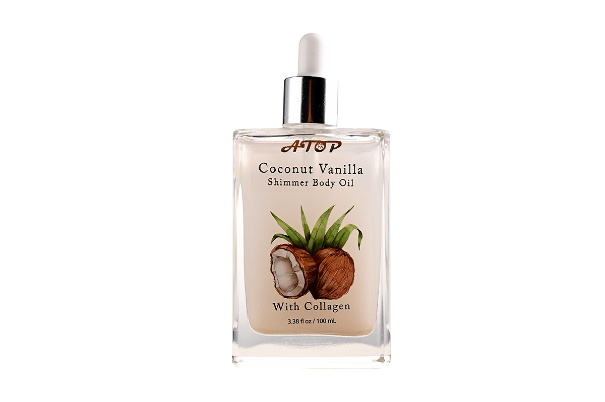 Coconut VANILLA shimmer Body oil