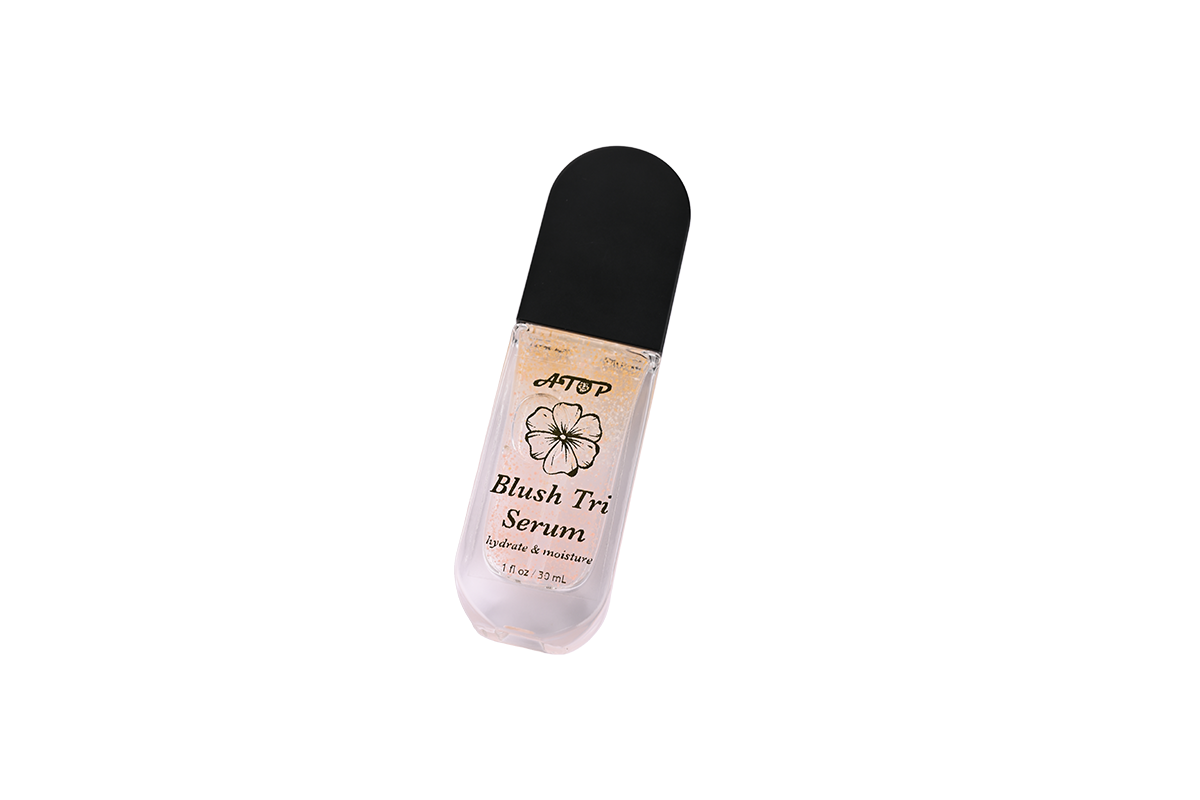 Sérum visage hydratant et nourrissant Blush Tri-Serum - Sérum visage à la fleur de pêcher pour une peau douce, repulpée et éclatante 3