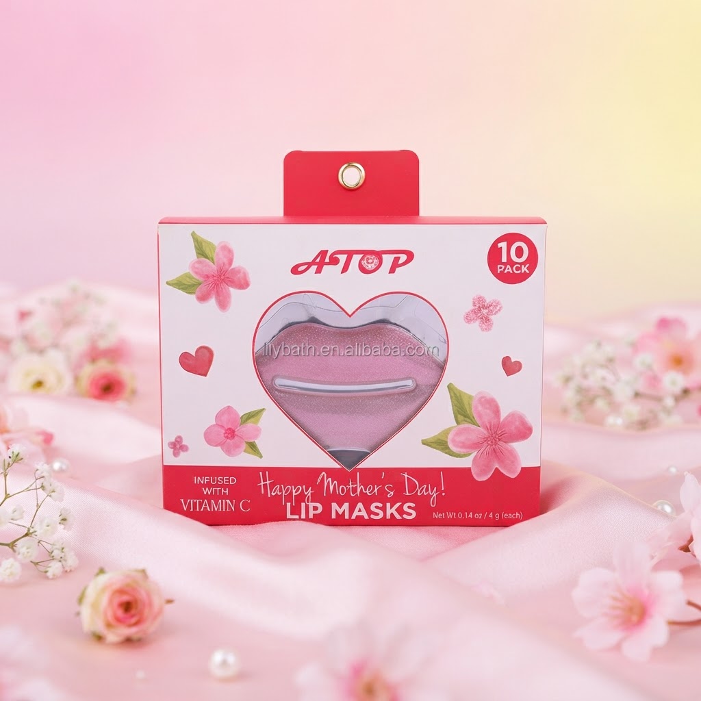 Happy Mother's Day Lip Mask Collection - Nourishing Gel Lip Masks with Vitamin C 2
