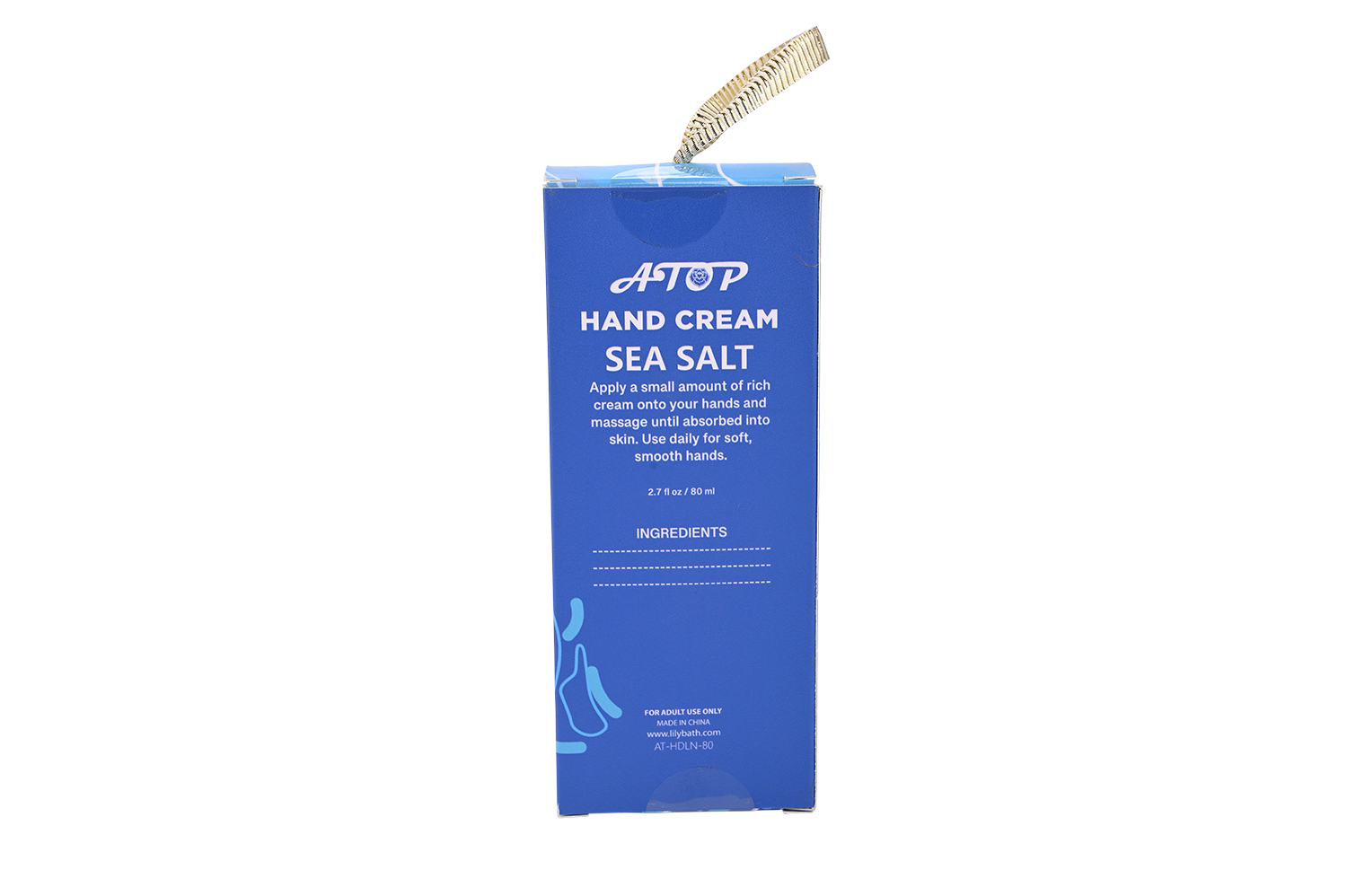 80mL Moisturizing Sea Salt Hand Cream - Daily Hand Care for Dry Hands 4