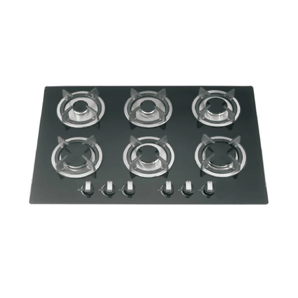 Estufa de gas Xuele de cristal templado 6 fuegos DT-G6-1713 1