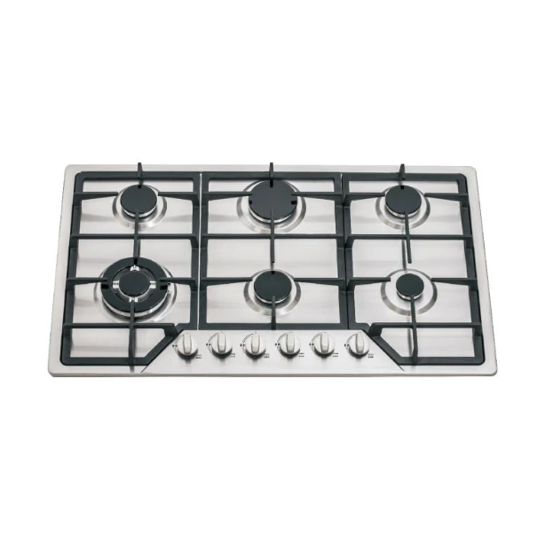 Estufa de gas Xuele de acero inoxidable de 6 fuegos DT-G6-1692 1