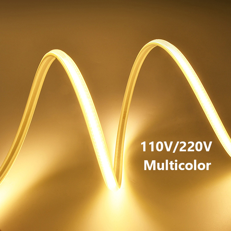 Tira de luz LED impermeable IP65 - Cinta flexible 3000k 4000k 6000k Cob Led Strip 5