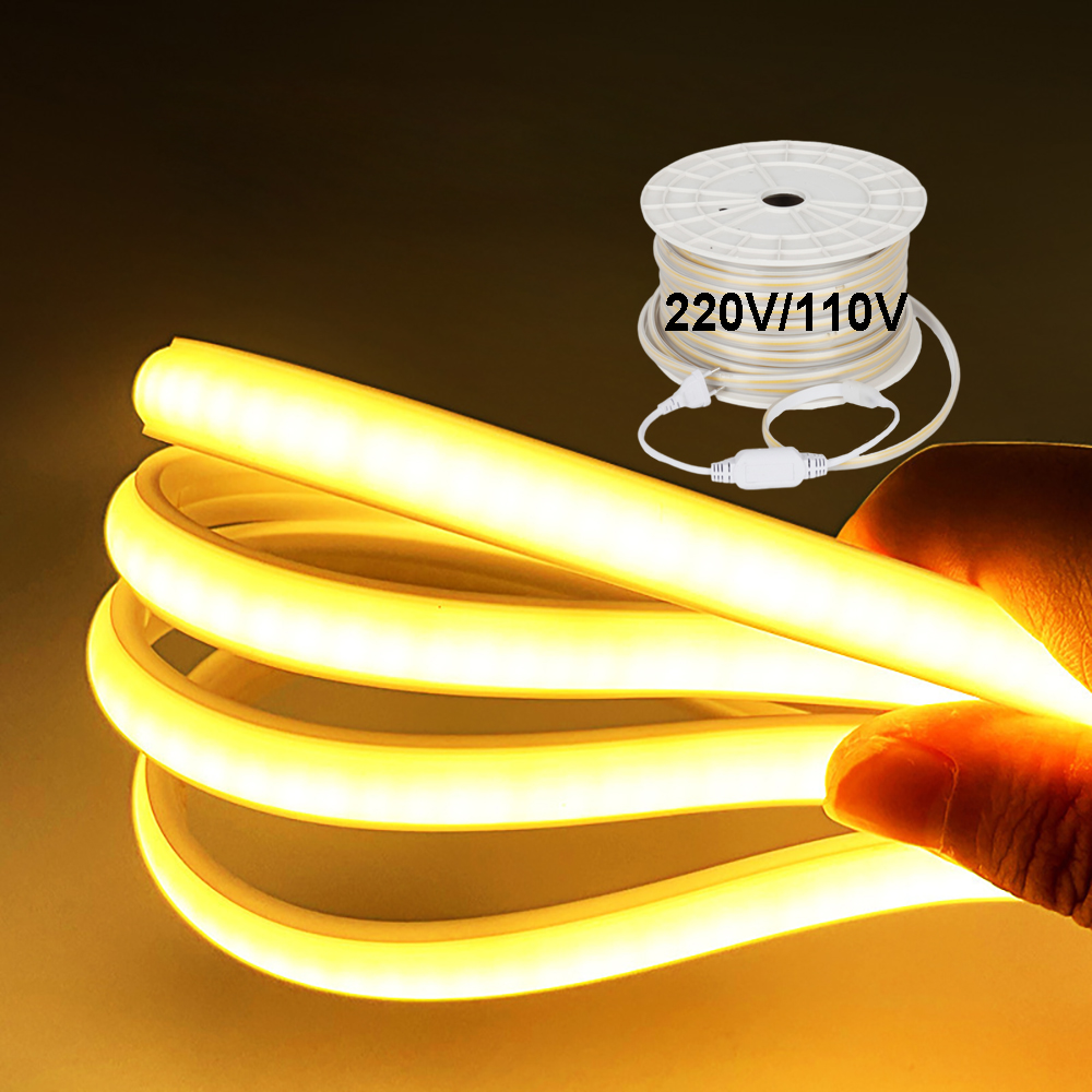أضواء شريطية LED COB مقاومة للماء IP65 للاستخدام الداخلي/الخارجي 3