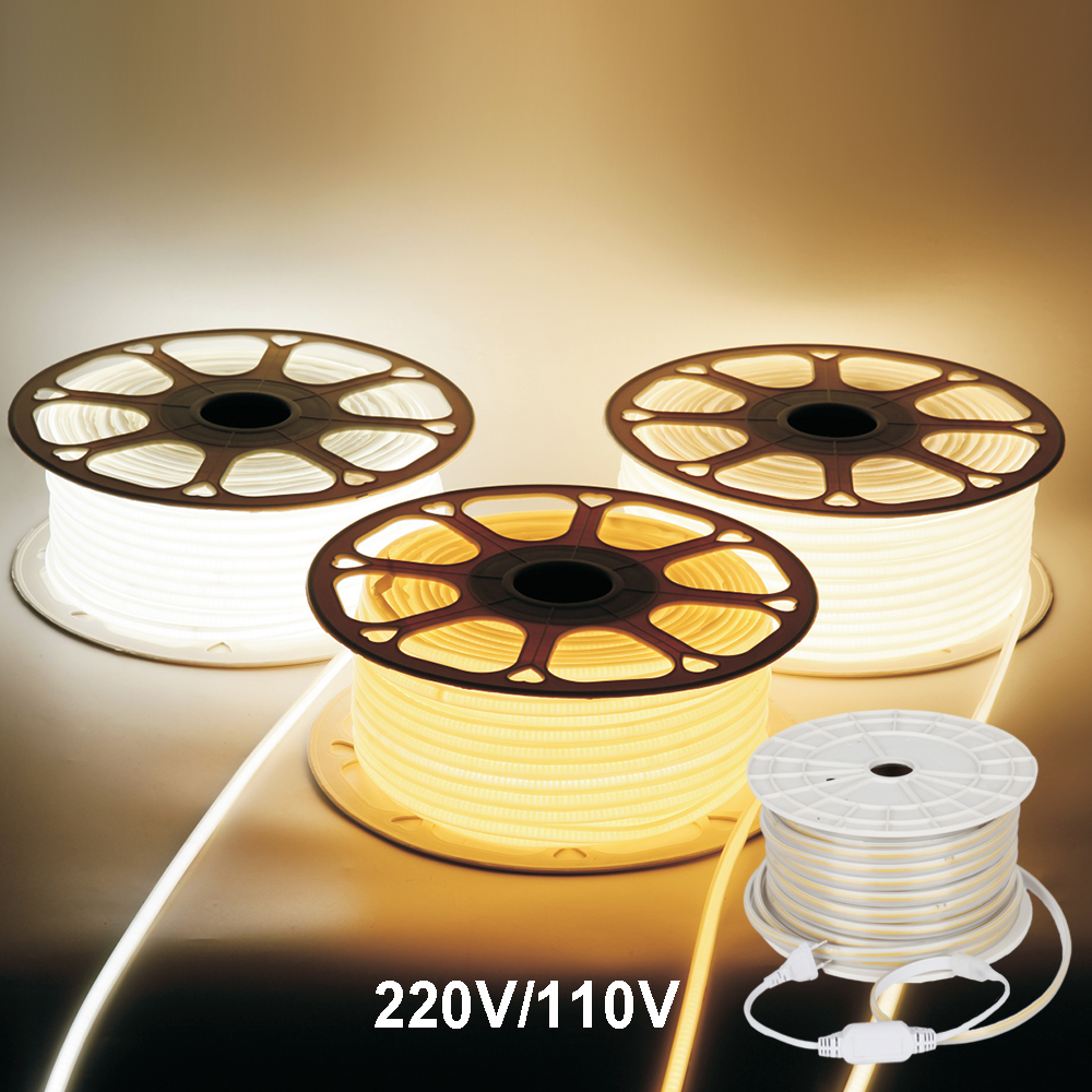 Tira de luz LED impermeable IP65 - Cinta flexible 3000k 4000k 6000k Cob Led Strip 3