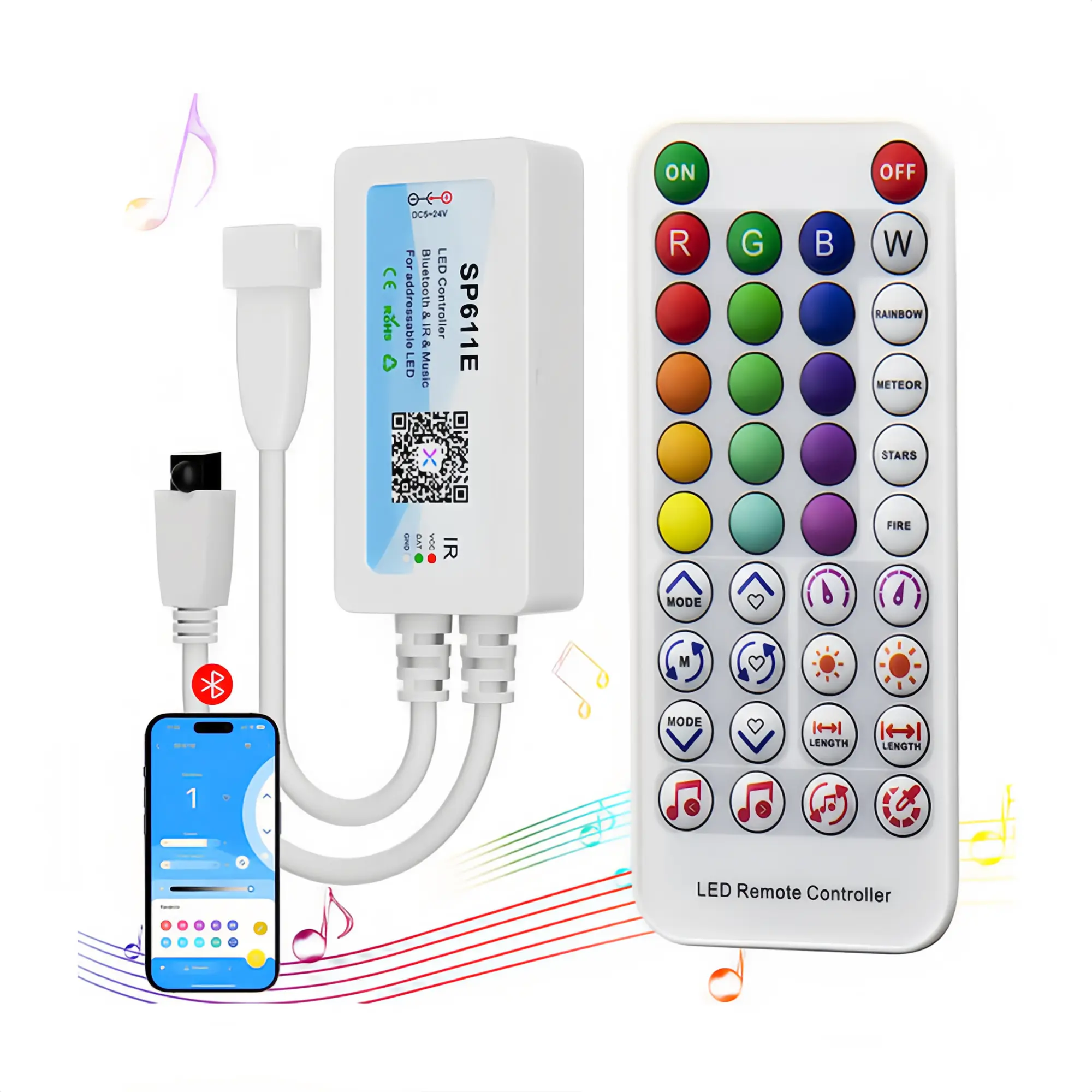 Cob Led Flexible Strip 142 +18 Music Modes - Best Brand - GO OCEAN 1