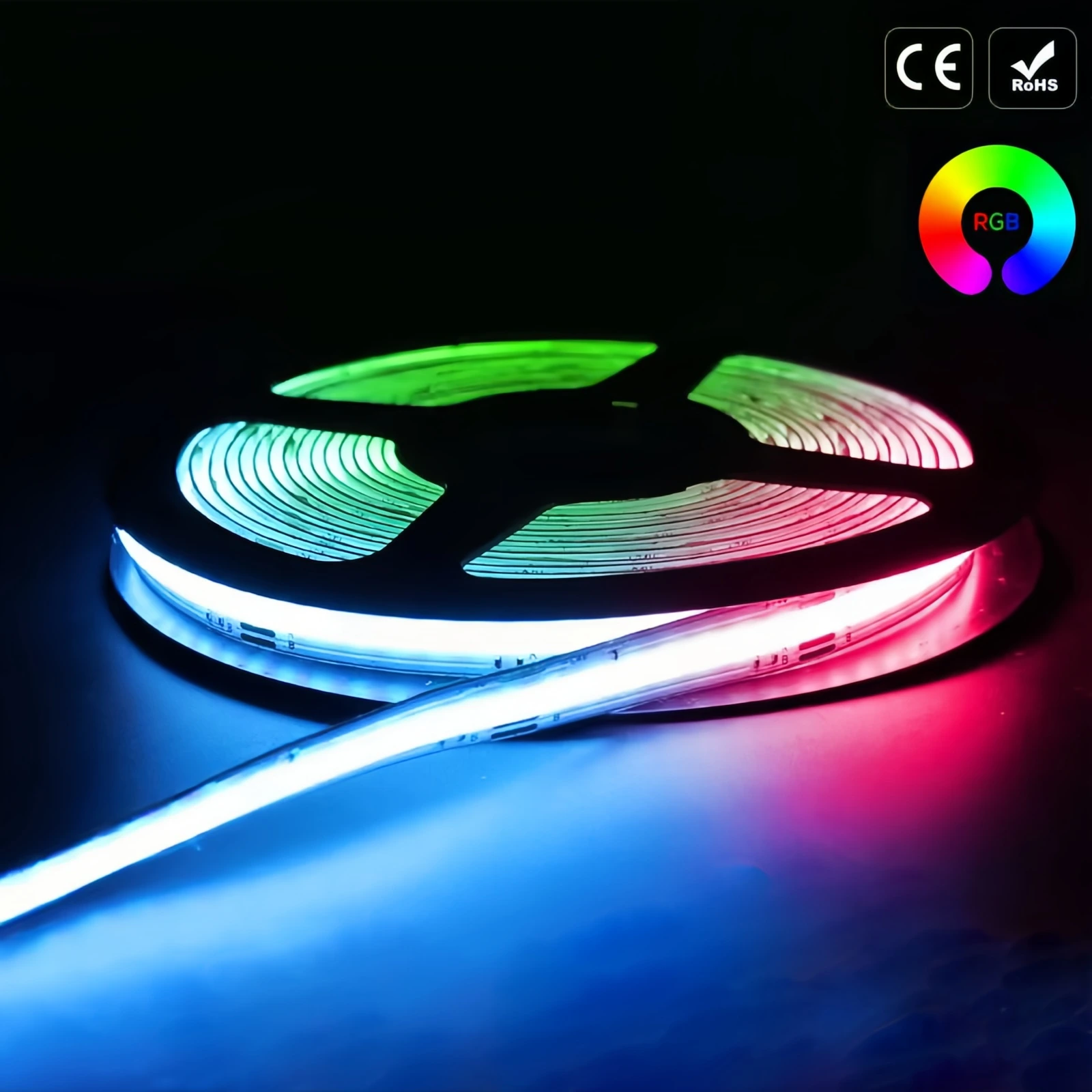 مصابيح شريطية GO OCEAN RGB LED للإضاءة المحيطة الملونة للمنزل والمساحات التجارية والمشروعات الإبداعية 1