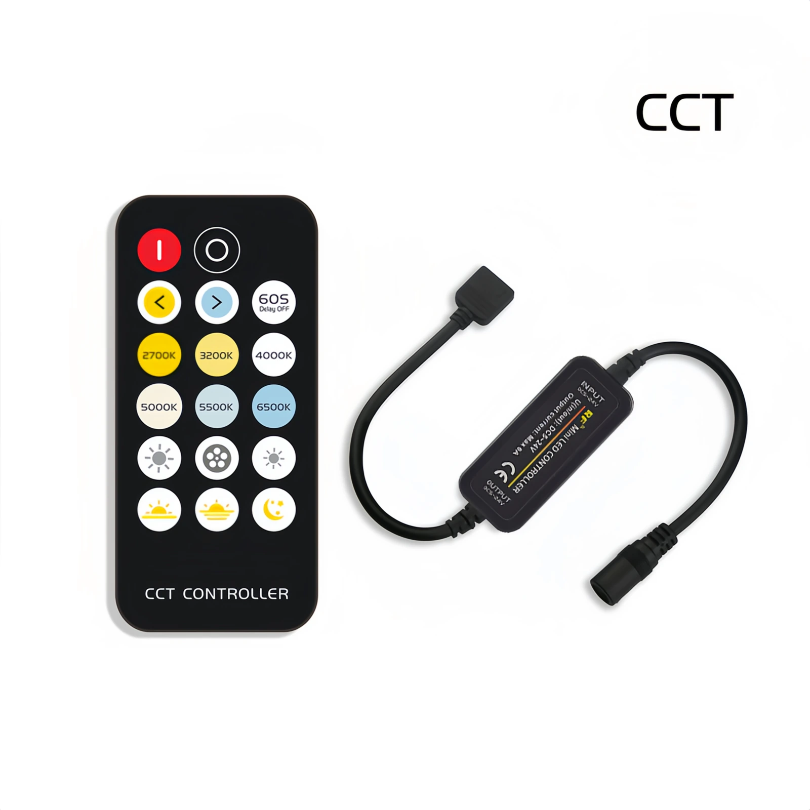 RF 17keys LED Controller For LED Strip Light - Wholesale DC5V 12V 24V CCT Remote 1