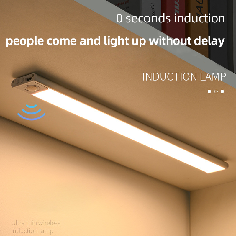 Rechargeable LED Cabinet Light Motion Sensor USB Charging Stepless Dimming For Kitchen, Bedroom, Hallway 5