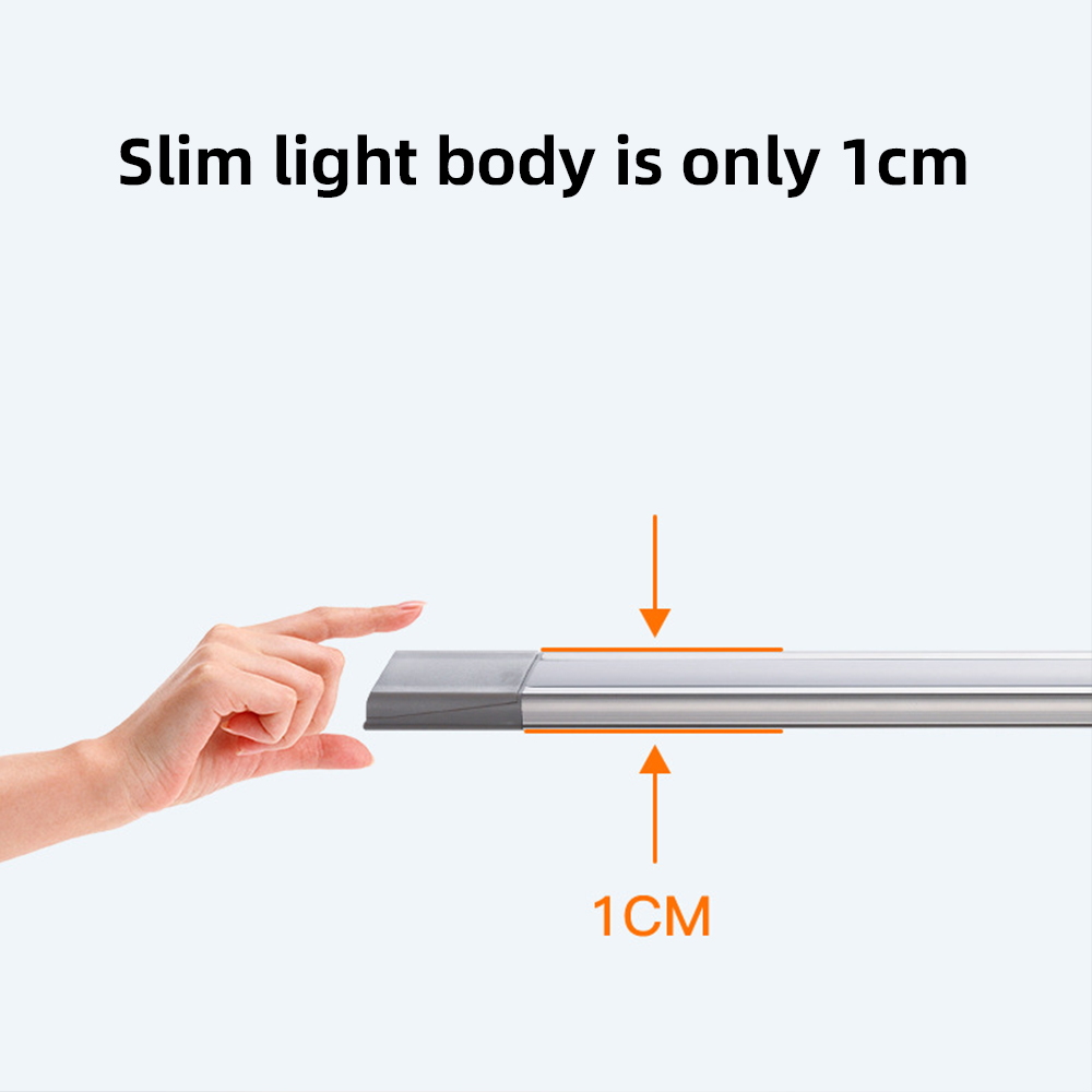 Rechargeable Motion Sensor 40CM 60CM Kitchen Showcase Dimmable USB Rechargeable LED Cabinet Light 5