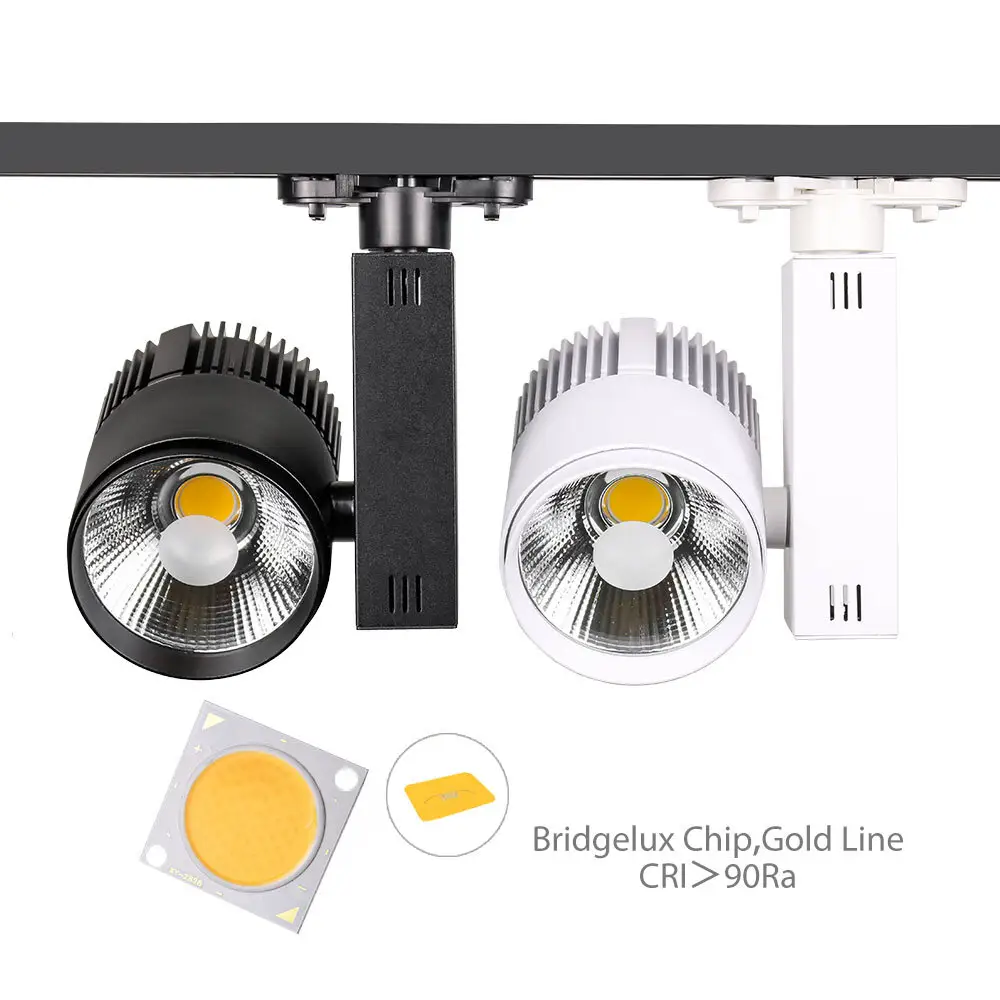Led Linear Track Light Adjustable Beam Angle Shop Led Track Light System Moving Head Spotlight-1 4