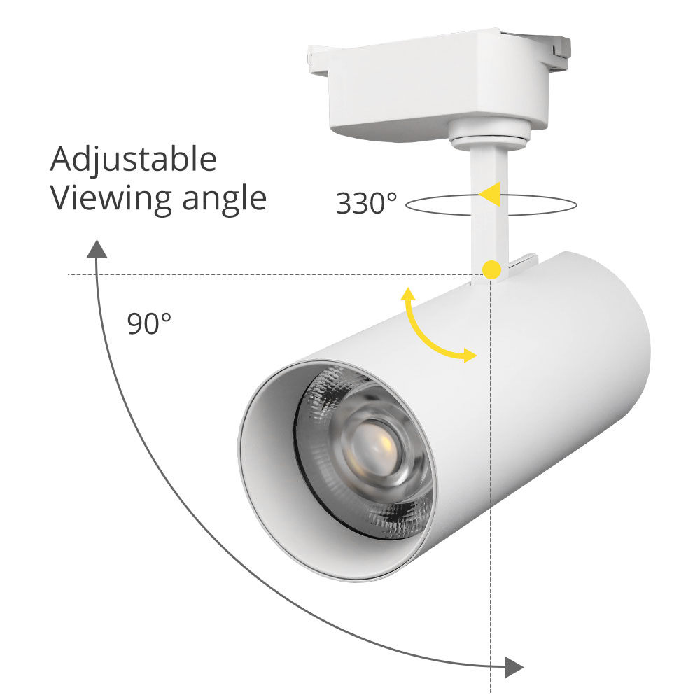Temperatura de color ajustable del alto lumen Ra>90 de la luz de la pista del GO OCEAN 30W LED 6