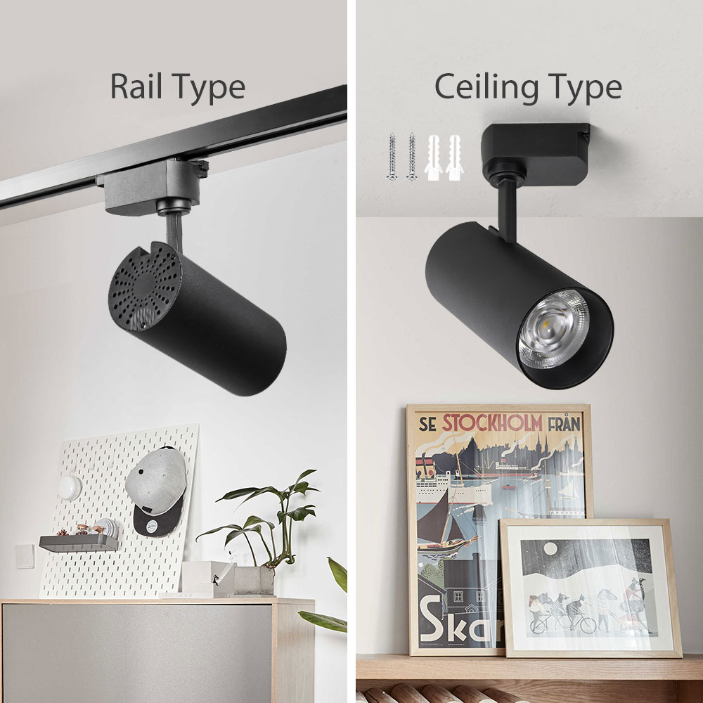 Temperatura de color ajustable del alto lumen Ra>90 de la luz de la pista del GO OCEAN 30W LED 8