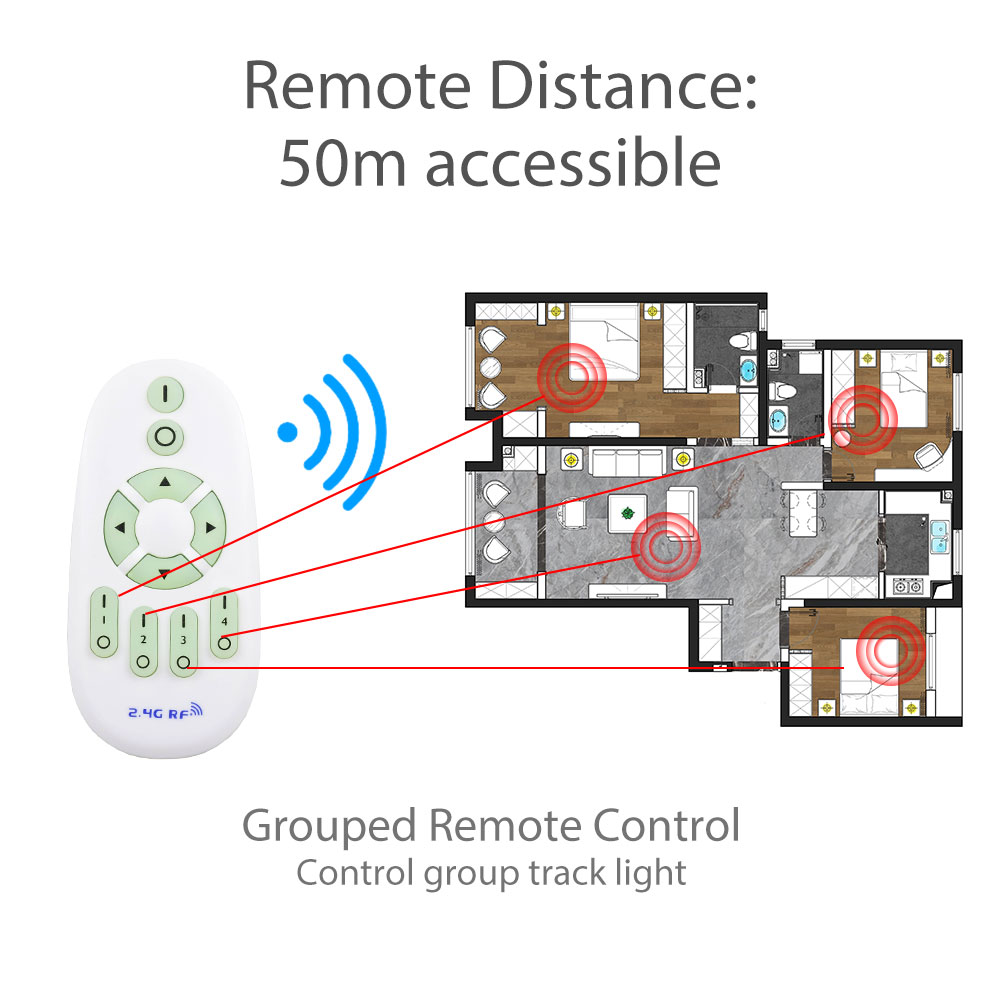Projecteur d'intérieur à tête mobile réglable en aluminium noir, éclairage sur Rail LED zoomable de 20w pour salle d'exposition de projets 6