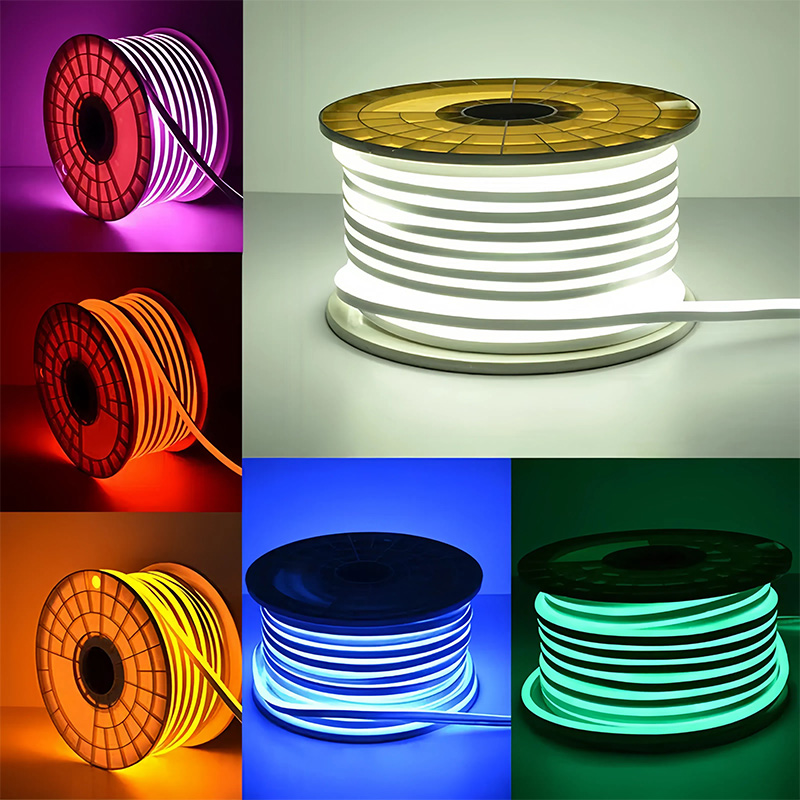 La bande de LED néon PVC est une solution d'éclairage décorative très flexible et durable, conçue pour se plier facilement en différentes formes. Équipé de puces LED à haute luminosité et de matériau PVC premium, il offre une sortie lumineuse uniforme avec des couleurs vibrantes