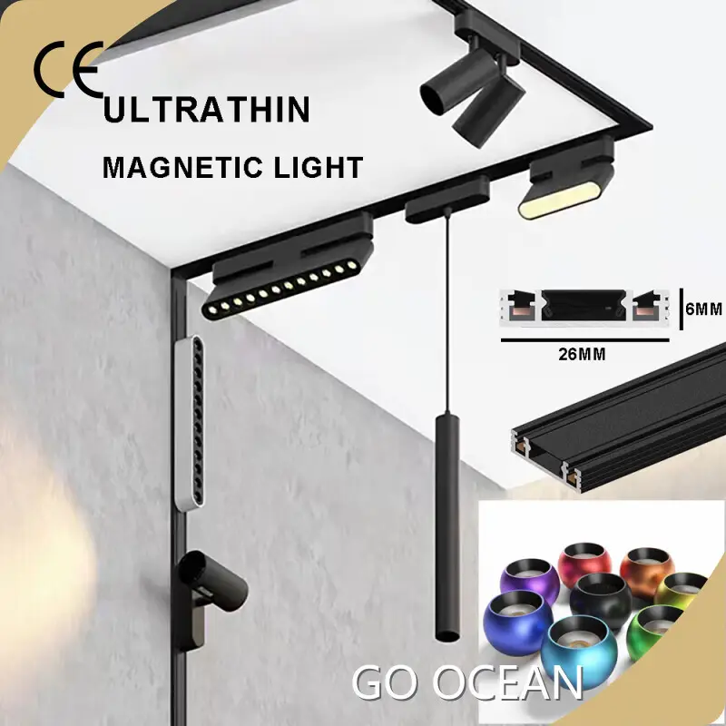Led Track Light Magnet Spotlight Pendant Light Linear Light - for Workplace - GO OCEAN 1