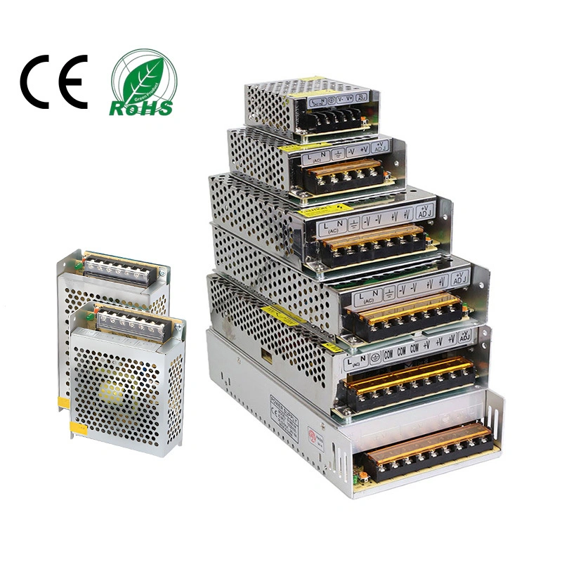 High-Quality CE/RoHS 12V/24V LED Strip Light Power Supply 100-240V AC Input 1