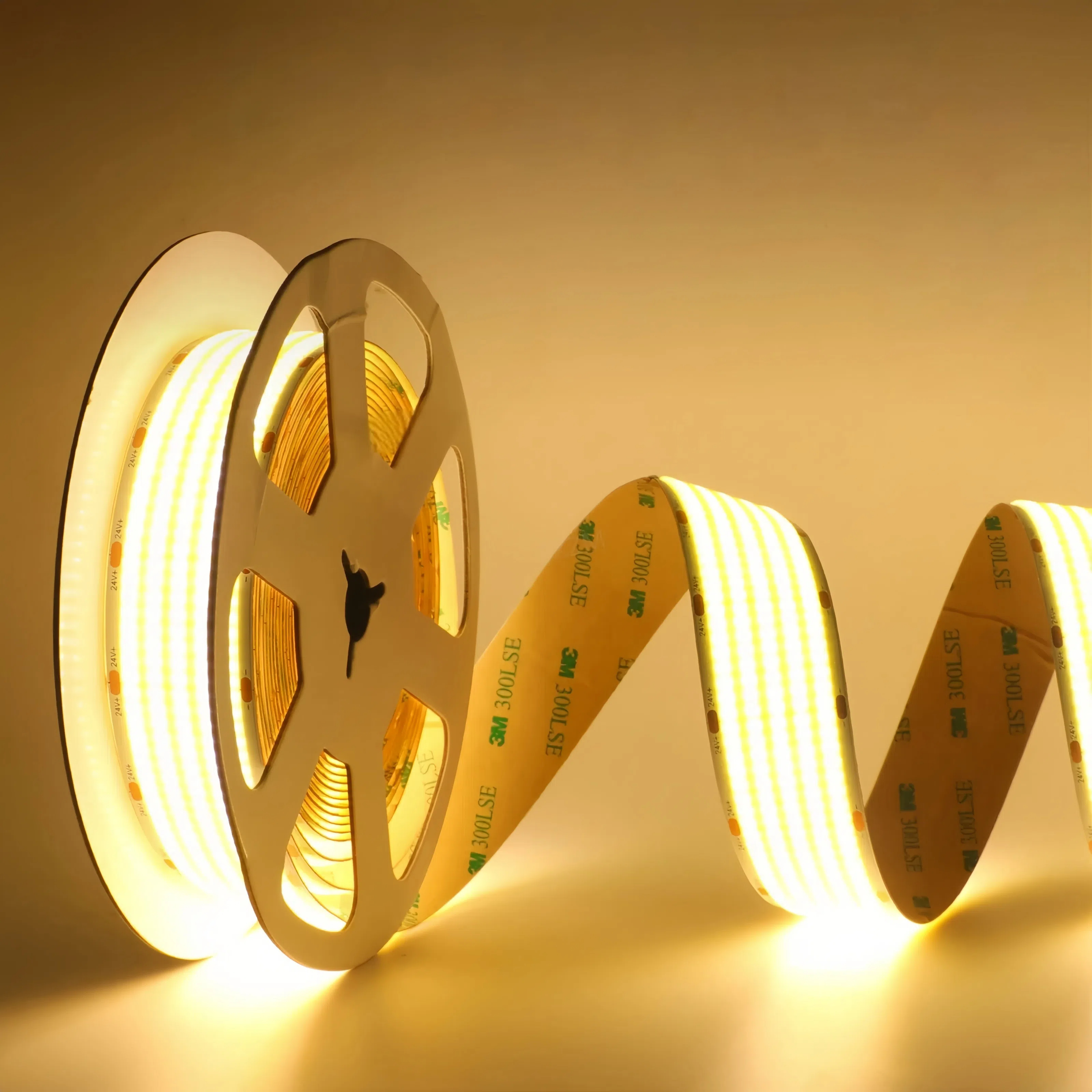 High Lumen 24V COB Led Strip Light 30mm 5Rows 1600Leds/m 3000K 4000K 6000K Decorate Lighting