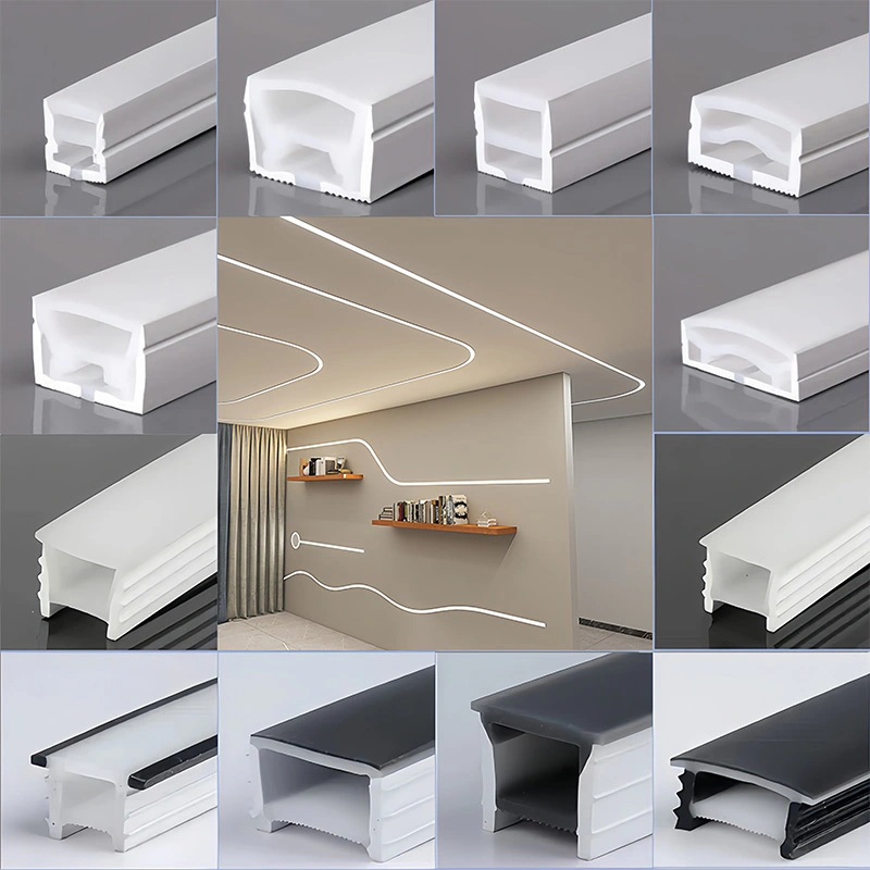 High Transmittance Premium 100% Silicone LED Tubing – Flexible Durable IP67 Waterproof 1