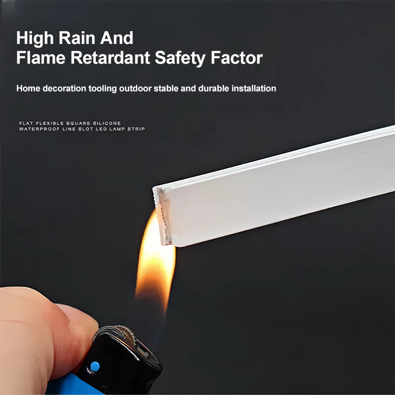 Tubo de silicona LED de transmitancia de luz de alto rendimiento para uso interior y exterior 5