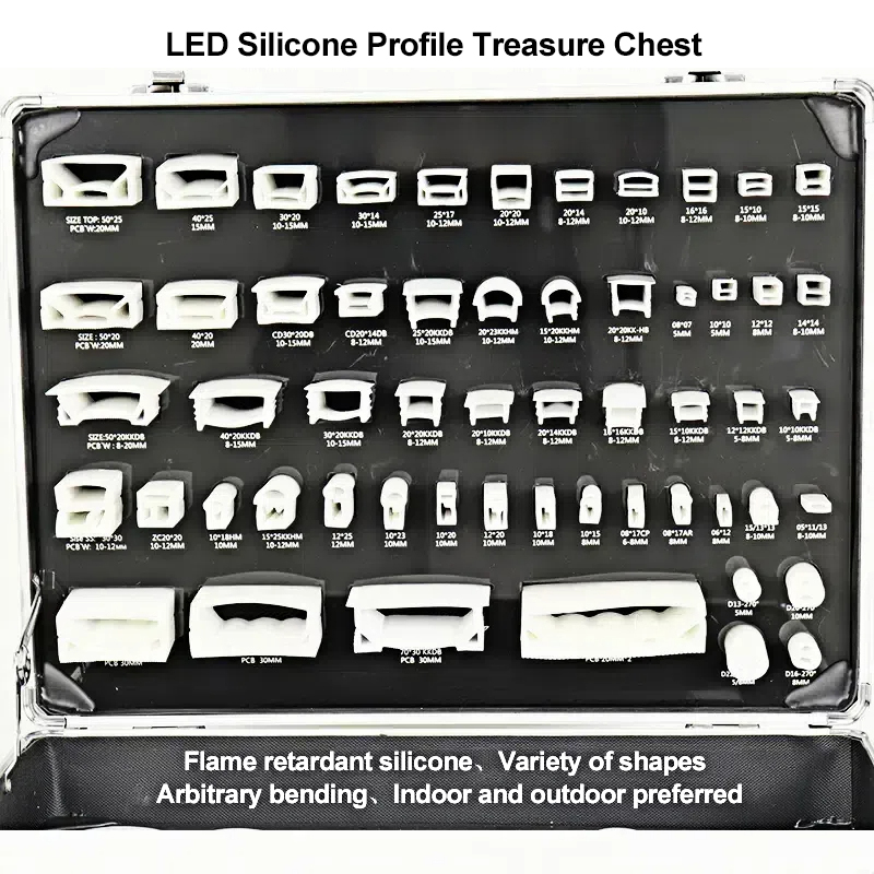 Tubo de silicona LED de transmitancia de luz de alto rendimiento para uso interior y exterior 8