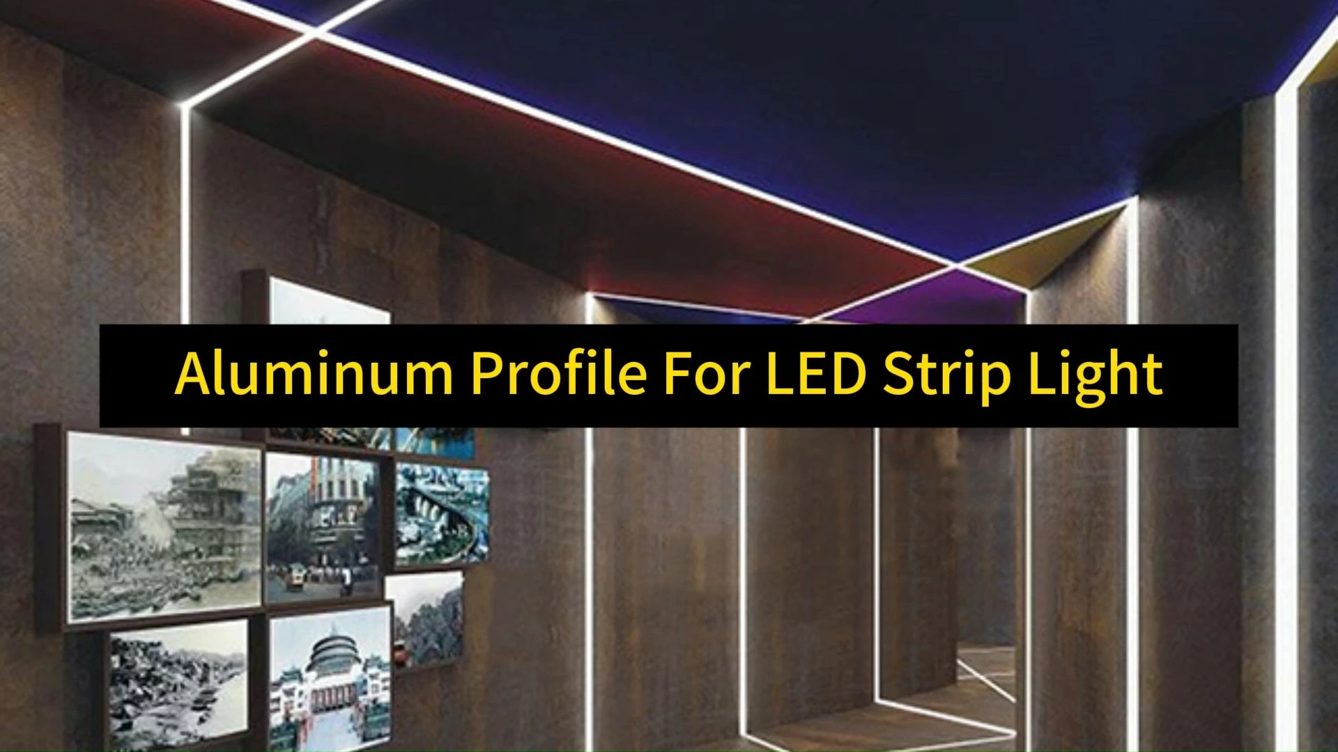 LED Aluminum Profile for Strip Light Installation with PC Cover and Anodized Finish 1
