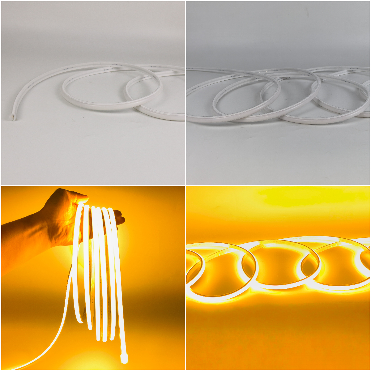 Tira LED de silicona resistente al agua IP68 de alta durabilidad para uso en interiores y exteriores 6