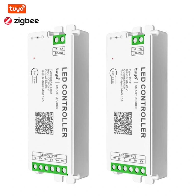 Contrôleur de bande LED Zigbee à commande vocale pour l'éclairage domestique intelligent 1