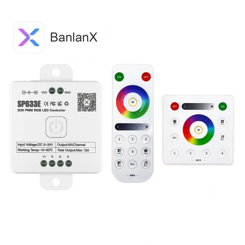 Smart Bluetooth LED Controller for Single Color，CCT, RGB, RGBW, RGBCWStrips 1