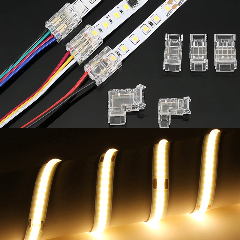 Factory Wholesale Flexible COB LED Strip Connector High Voltage Waterproof Lighting 6