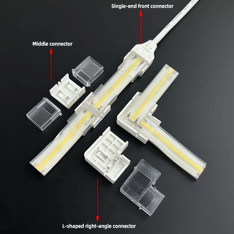 Buy Waterproof LED Strip Connectors for 8mm COB Lights Online 9