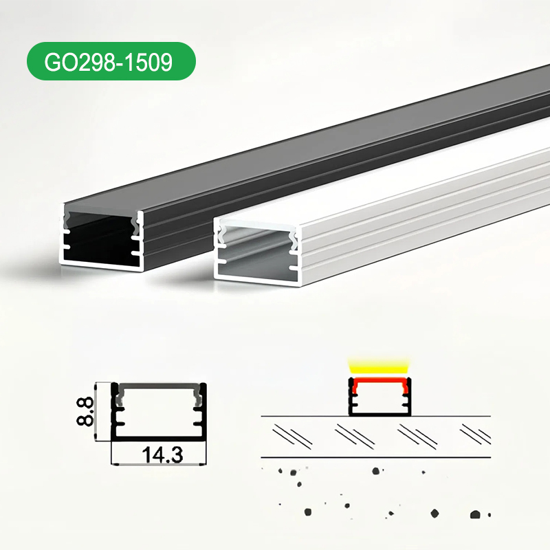 قطاعات ألومنيوم ممتازة لشرائط LED مع تبديد حرارة فائق 8