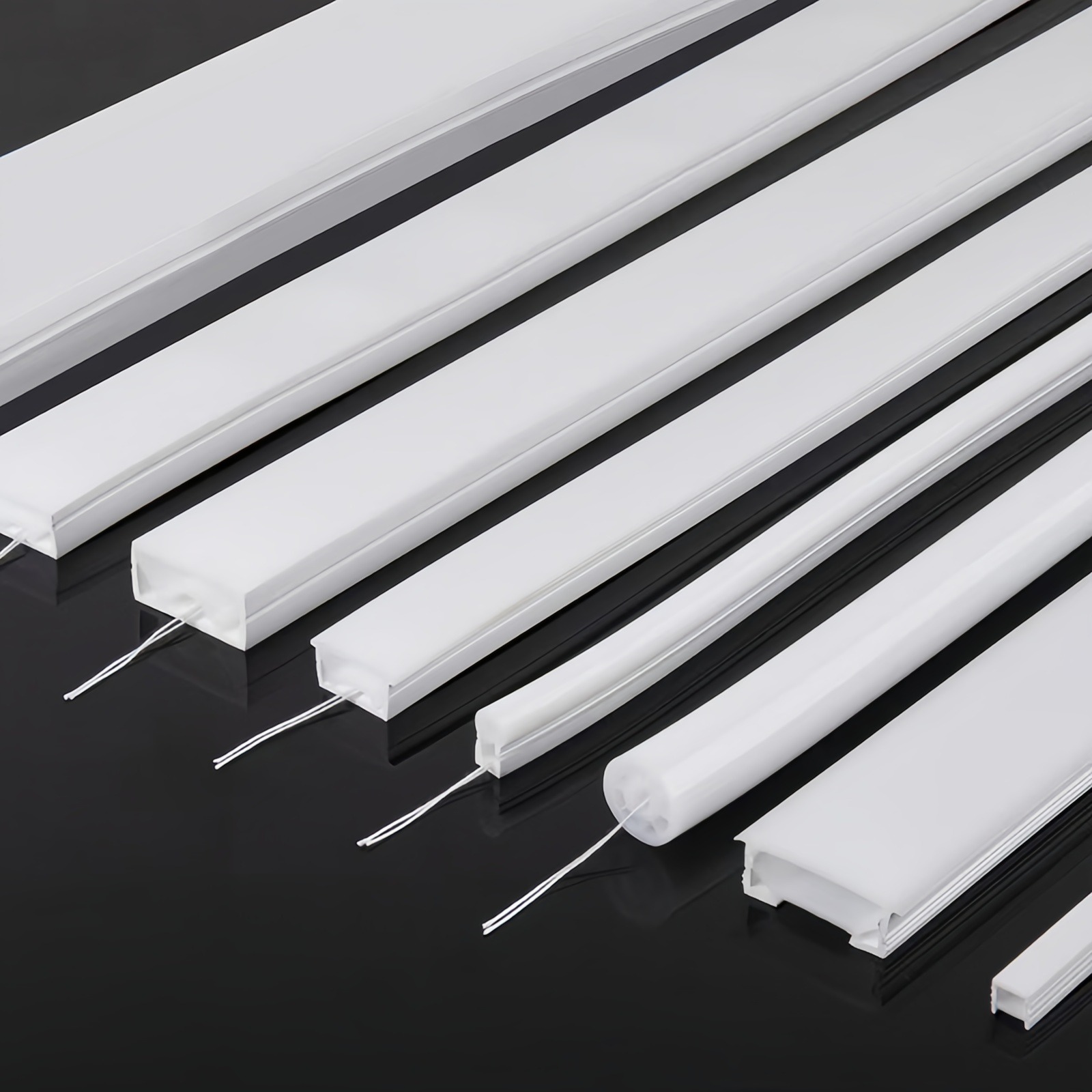 Tubo LED de alta silicona premium de alta transmitancia: impermeable IP67 duradero flexible 1