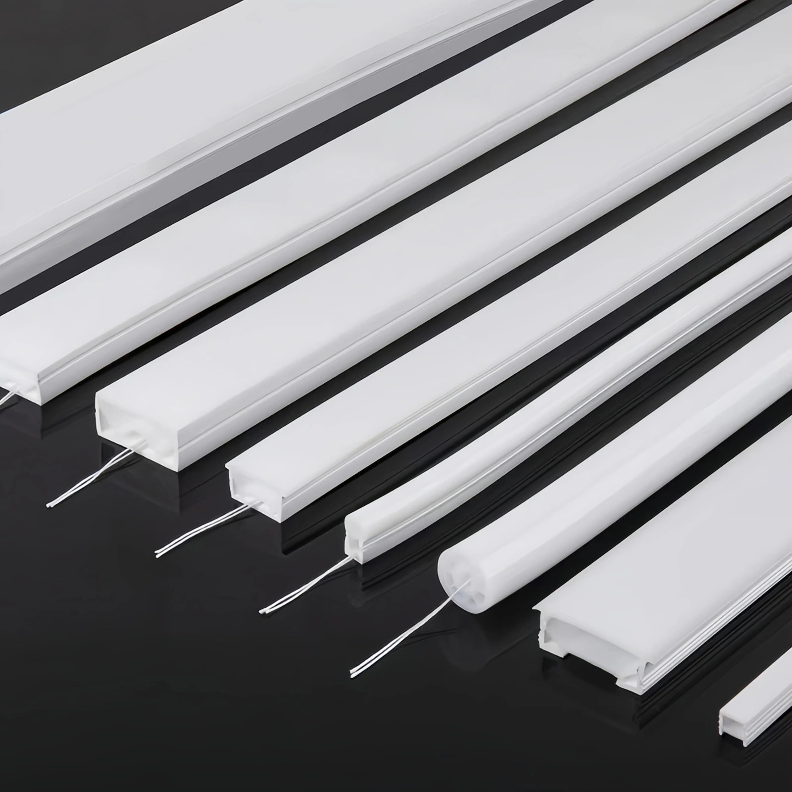 Transmittance élevée Premium 100% tube à LED de silicone - IP67 durable flexible IP67 1