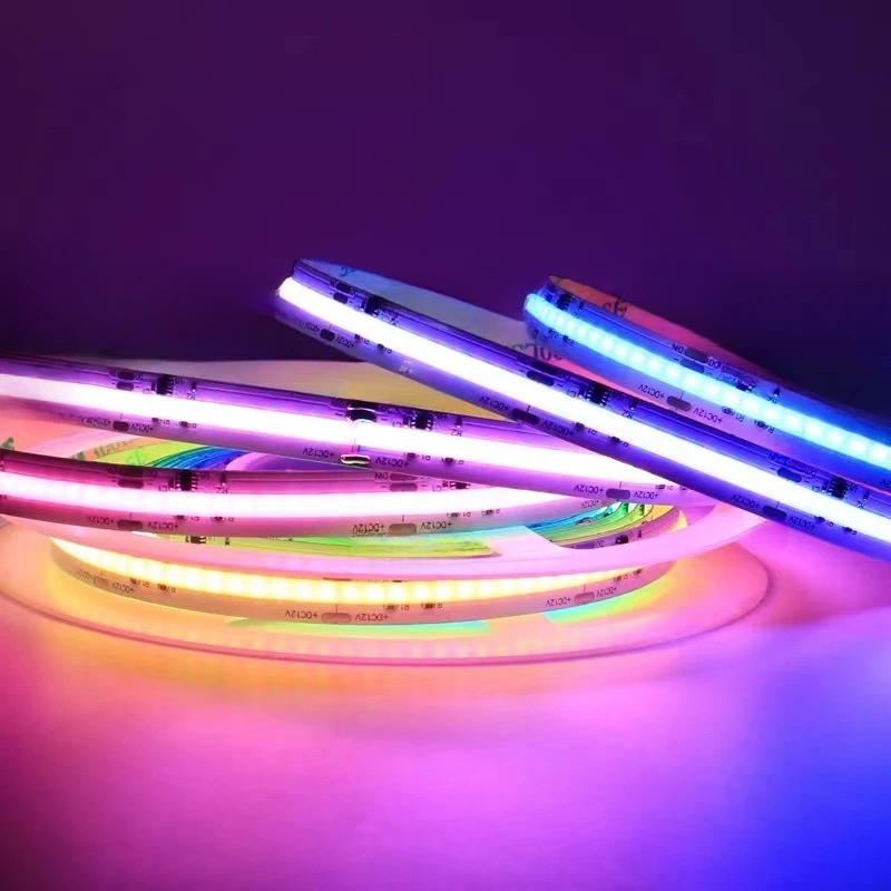 Addressable RGBIC LED Strip Lights 12V 24V CE RoHS Commercial 1