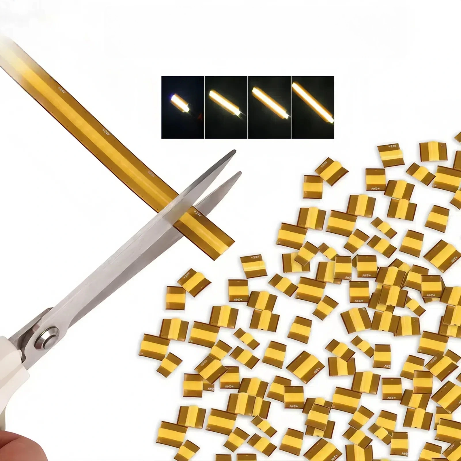 Tiras de luces LED de corte libre Alto brillo Perfecto para iluminación doméstica y comercial Eficiencia energética 1