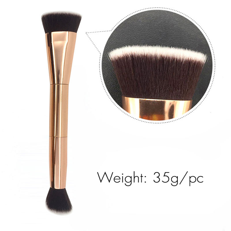 Synthetic hair makeup bronzing brush 1