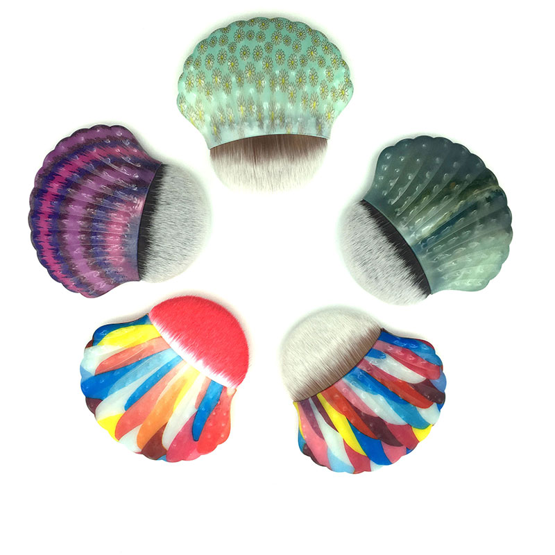 Shell makeup brush Suprabeauty angle brush SPN2001 2