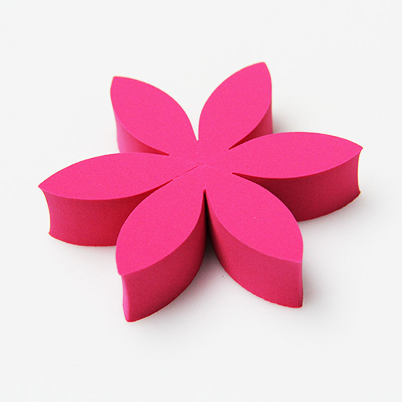 Flower shape beauty blending sponge latex free SPS1005 2
