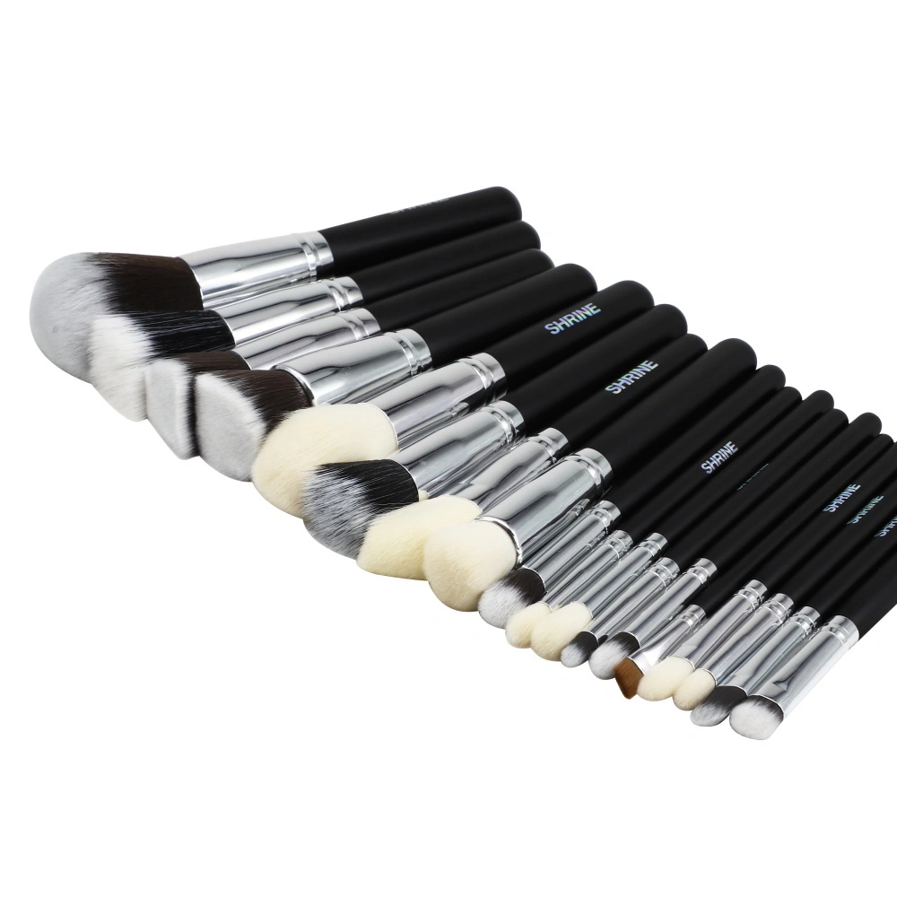 Classic cosmetic brush set vegan synthetic fiber cosmetic brush 1