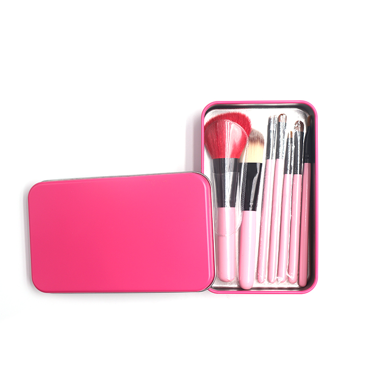 7pcs portable makeup brush set 1