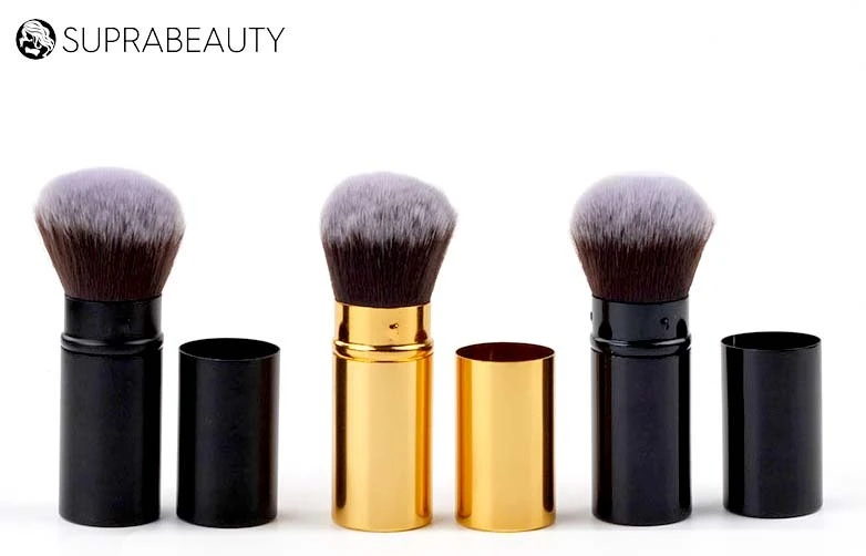 Brochas de maquillaje kabuki de día con puntas súper finas para sombra de ojos. Suprabeauty 2