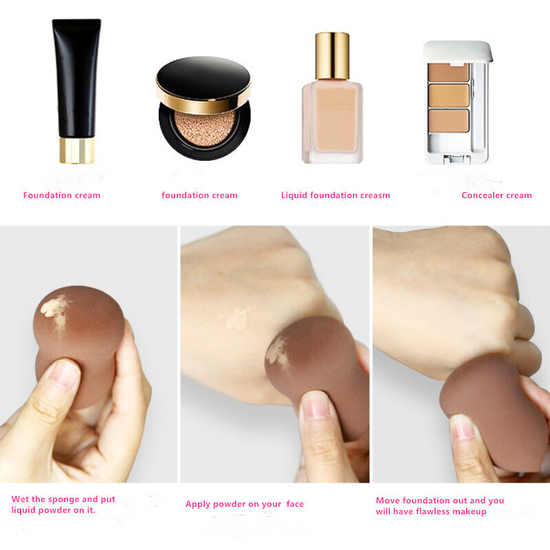 Suprabeauty meilleur prix usine de cales d'éponge de maquillage pour les femmes 7
