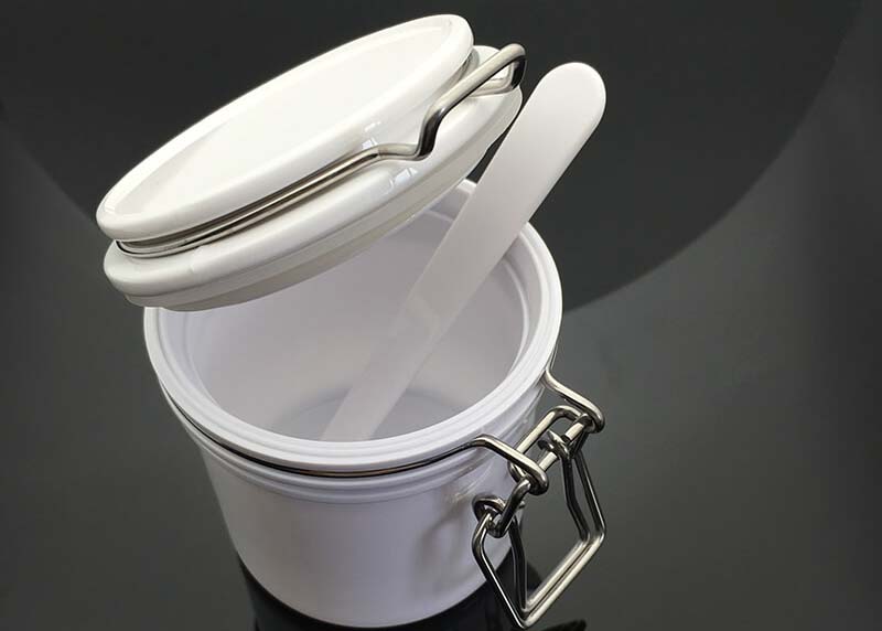 Suprabeauty xlj plastic jars with lids with logo printing for cosmetic cream 3