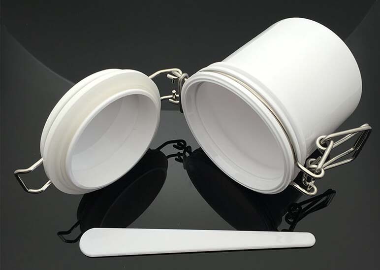 Suprabeauty xlj plastic jars with lids with logo printing for cosmetic cream 2