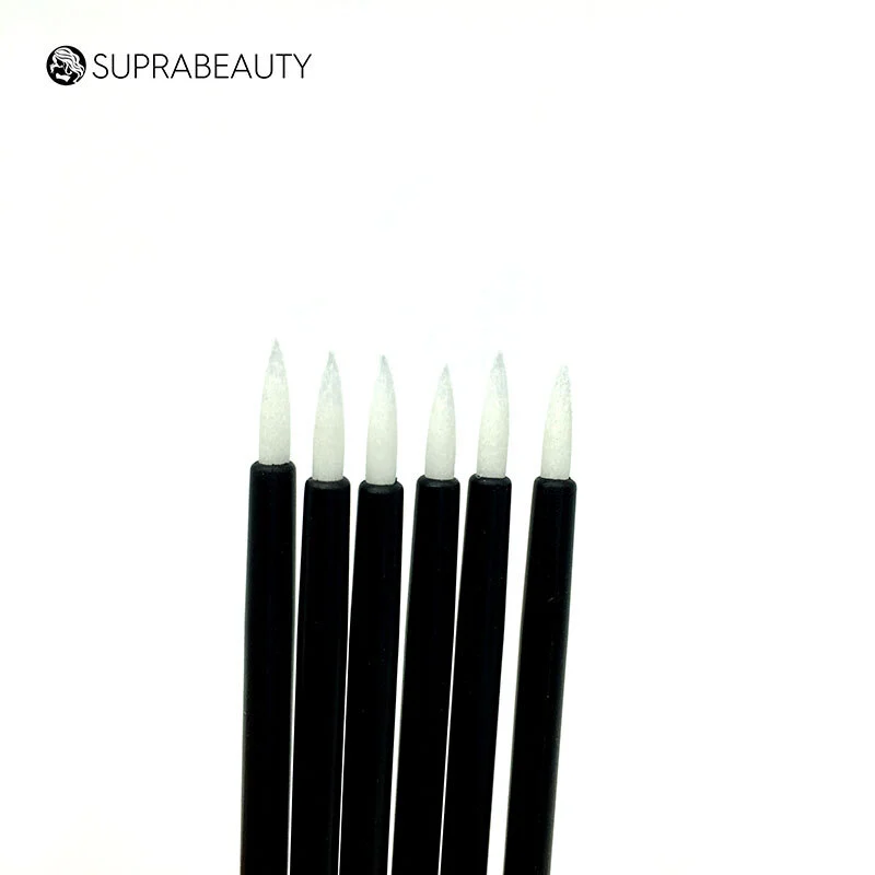 Disposable lip brush white fiber tips Suprabeauty SPD1002 1