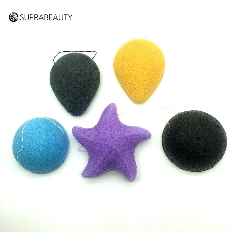Konjac sponge facial cleansing organic SPS2004 1
